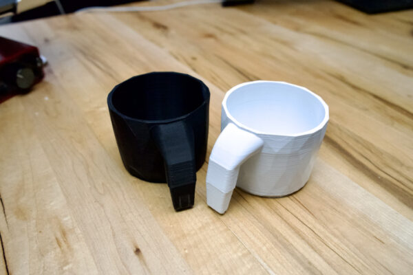BMW i3 cup holders - 3D printed in ABS - Image 2