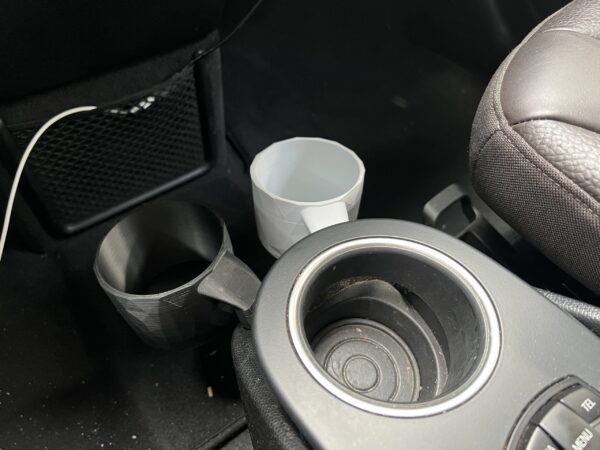 BMW i3 cup holders - 3D printed in ABS - Image 7
