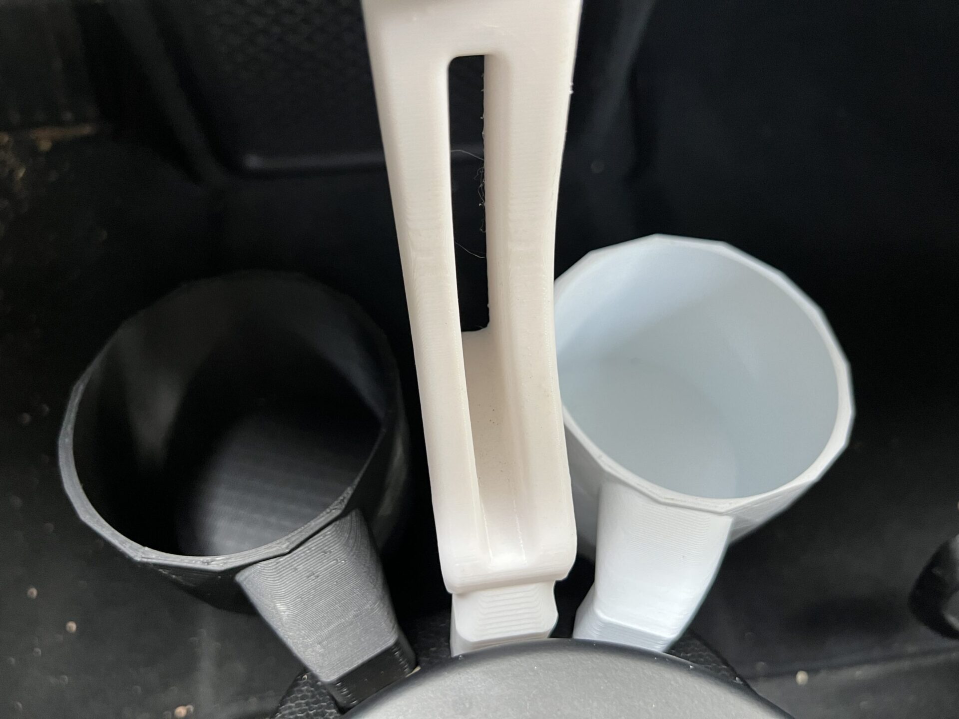 BMW i3 cup holders - 3D printed in ABS - LAVA LABS