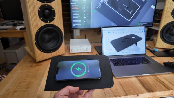BMW i3 shelf with MagSafe Qi charger for under the armrest - Image 6